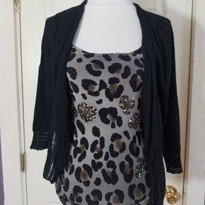 Blinged out with kisses      size med